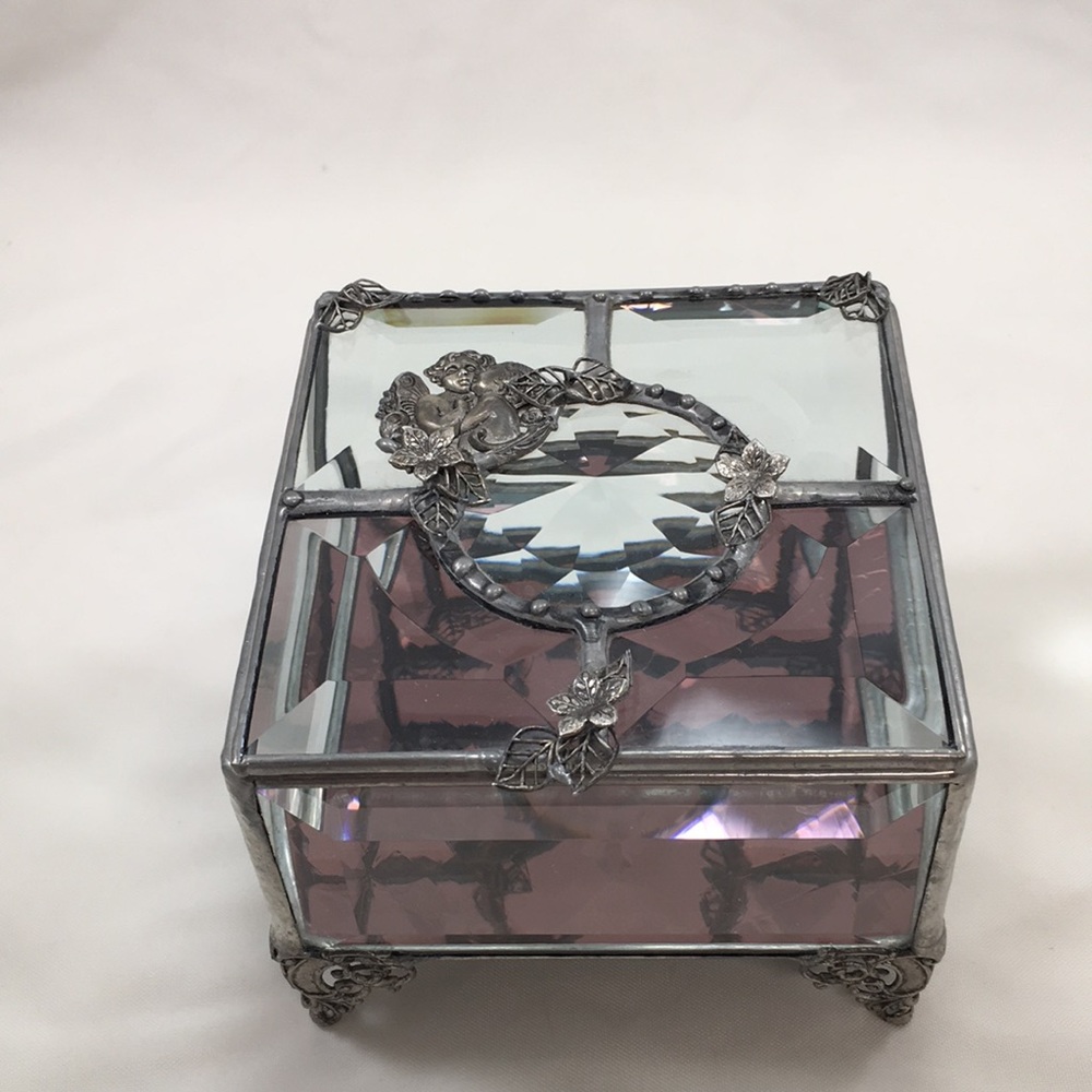 Artisan made Victorian style jewelry box